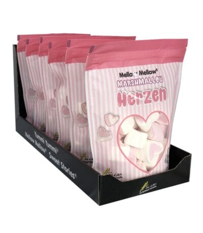 Mellow Mellow® Marshmallow Herzen 7x125g im Standbeutel