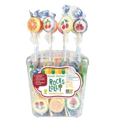 32603_Rocks Lollies bunt 80x10g - Sweet Stories® -