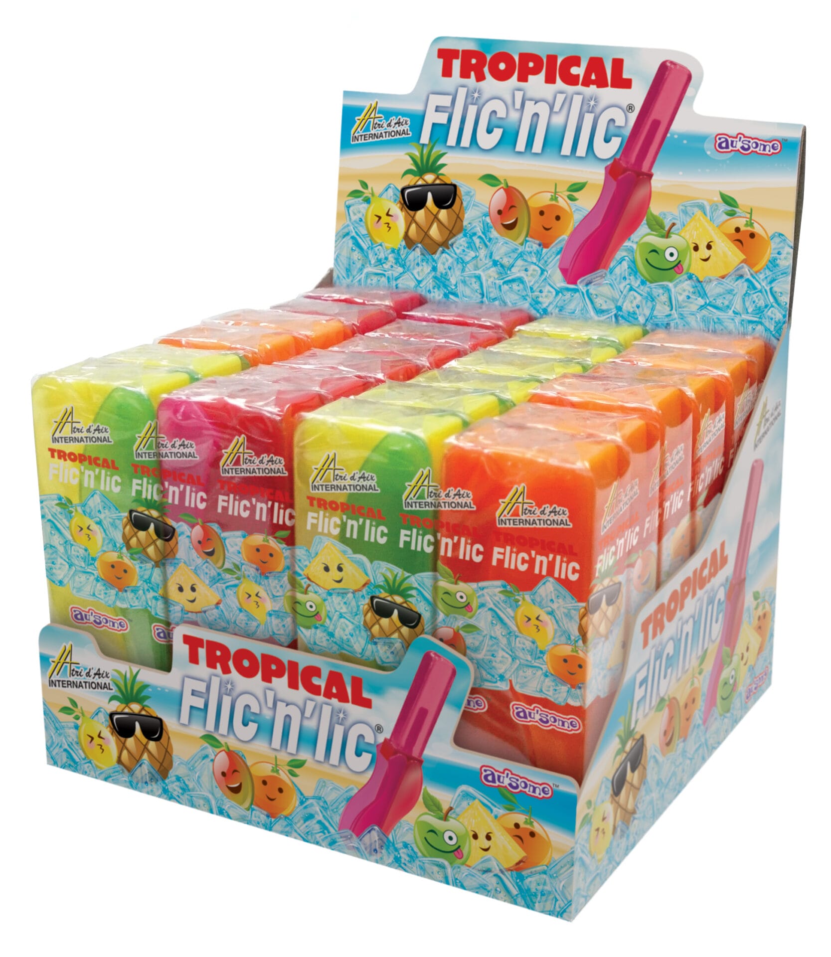 Flic´n´Lic 4er-Pack im Display 12x4 Stück