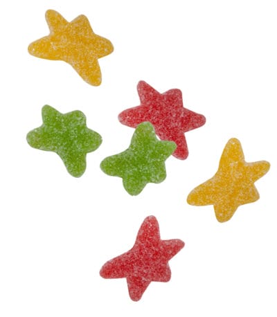 Fruchtgummi Seesterne - sauer, 1kg Beutel - Yummi Yummi®