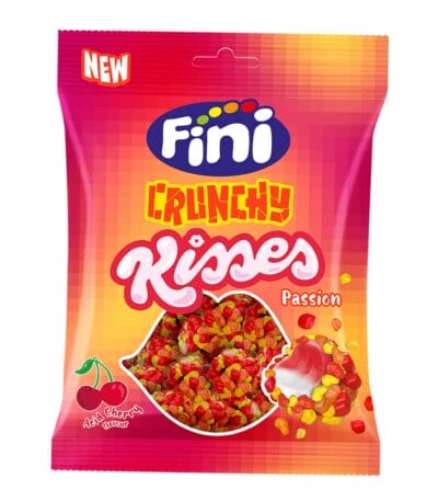 Fini Fruchtgummi Crunchy Kisses Passion - 75g im Beutel