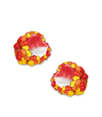 Fini Fruchtgummi Crunchy Kisses Passion 75g im Beutel einzeln