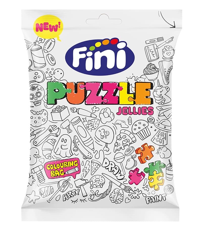 Fini Fruchtgummi Puzzle Mix - 90g im Beutel-2 Variante