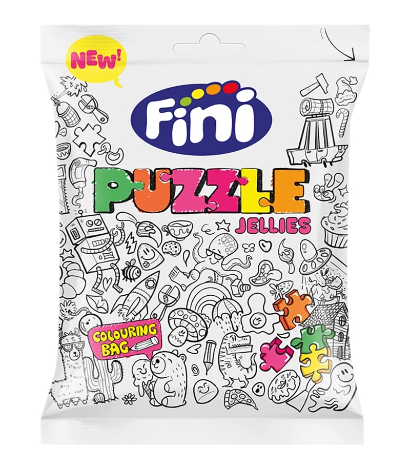 Fini Fruchtgummi Puzzle Mix - 90g im Beutel-3 Variante