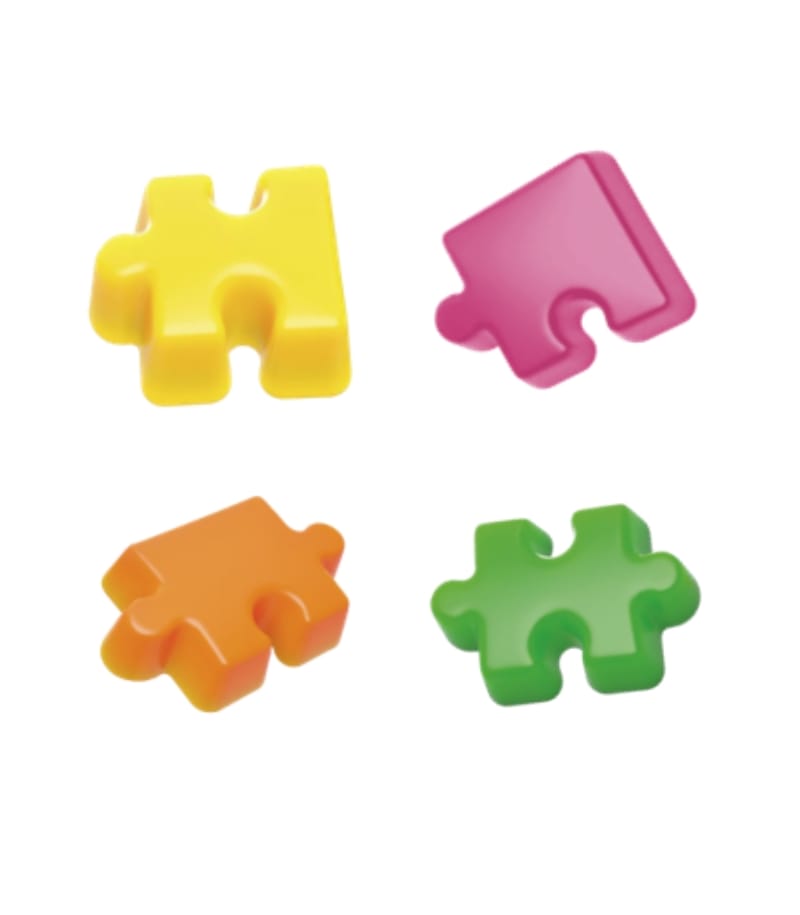 Fini Fruchtgummi Puzzle Mix - 90g im Beutel-einzeln