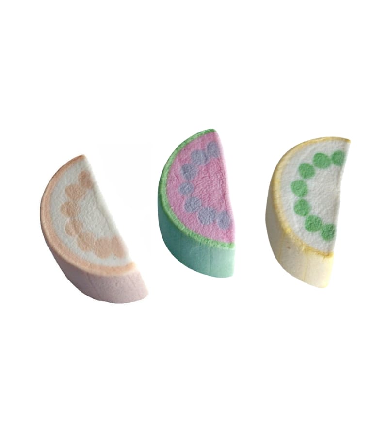 Mellow Mellow® Marshmallow Früchte Trio Fruchtscheiben