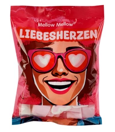 Mellow Mellow® Marshmallows Liebesherzen-150g